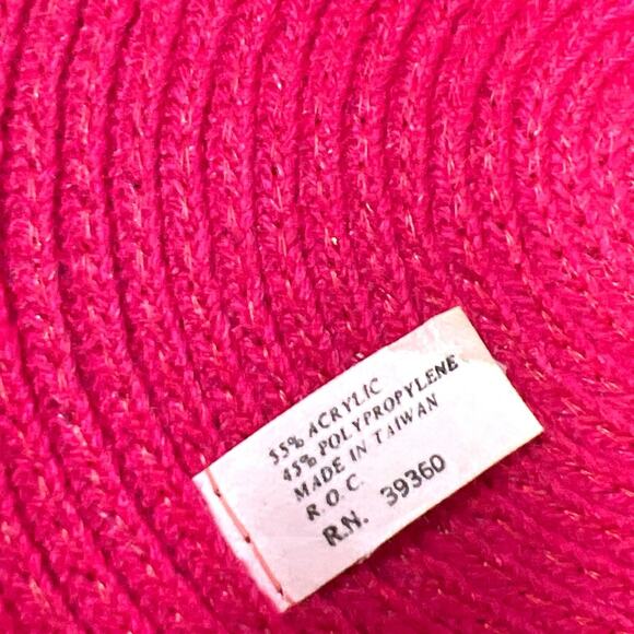 Vintage Y2K Betmar Hot Pink Floppy Sun Hat Barbiecore Resort main image 4
